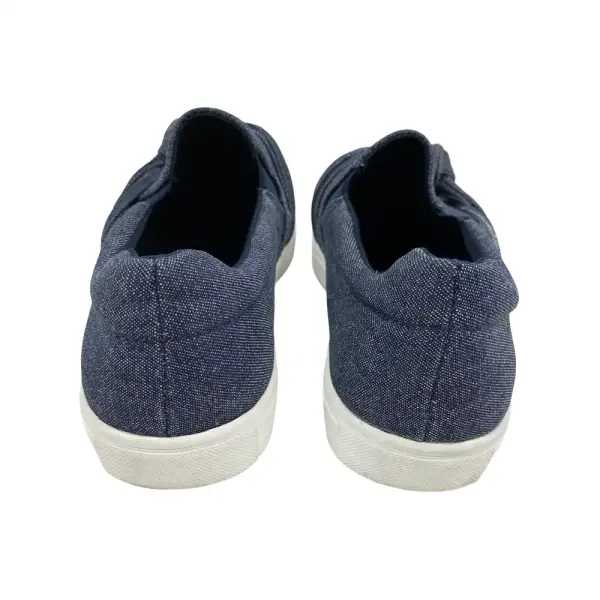 Brash Girls’ Blue Denim Knot Slip-On Sneakers Size 3