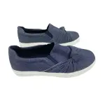 Brash Girls’ Blue Denim Knot Slip-On Sneakers Size 3