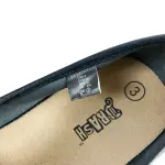 Brash Girls Grey Sassy Black Bow Twin Gore Flats Size 3
