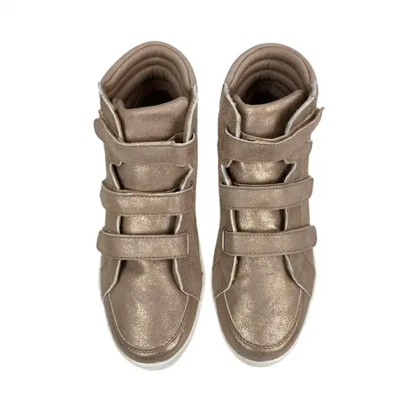 Brash Girls Phoenix Rose Gold High-Top Sneakers Size 3.5
