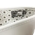 Brash Girls' Stardom Glitter White Slip-On Casual Sneakers Shoes Size 3