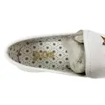 Brash Girls' Stardom Glitter White Slip-On Casual Sneakers Shoes Size 3