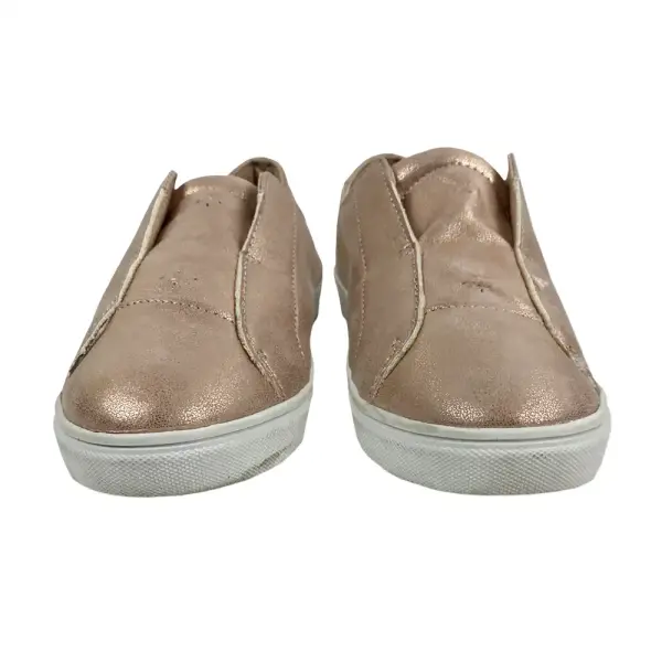 Brash Metallic Rose Gold Slip-On Sneakers Size 4