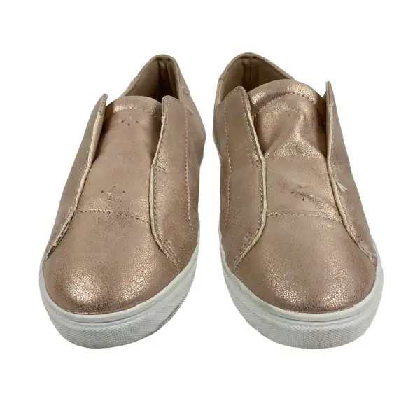 Brash Metallic Rose Gold Slip-On Sneakers Size 4