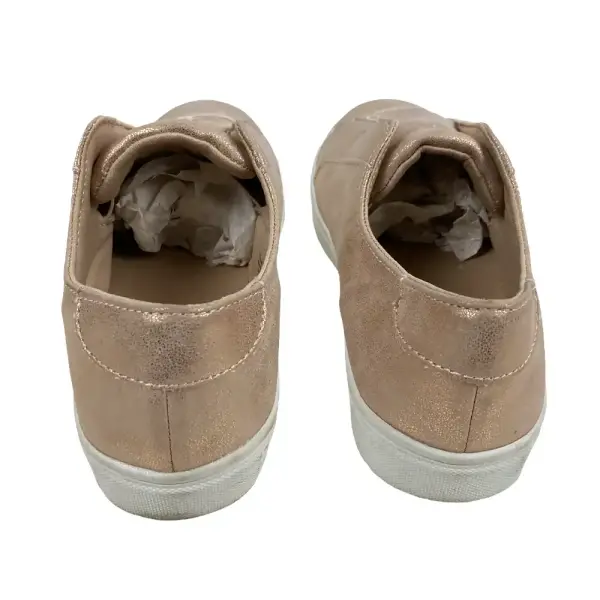 Brash Metallic Rose Gold Slip-On Sneakers Size 4