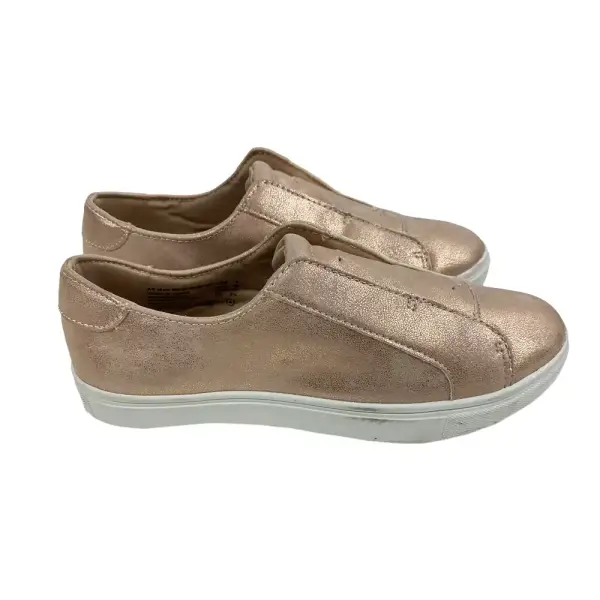 Brash Metallic Rose Gold Slip-On Sneakers Size 4