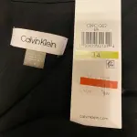 Calvin Klein Petite Keyhole Mock-Neck Sheath Dress in Black