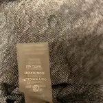 Calvin Klein Black and White Houndstooth Belted Midi Dress