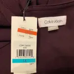 Calvin Klein Plum Three Quarter Sleeve Dress