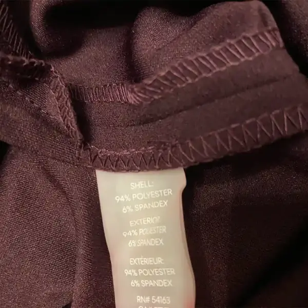 Calvin Klein Plum Three Quarter Sleeve Dress