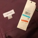 Calvin Klein Petite Starburst Sheath Dress in Aubergine