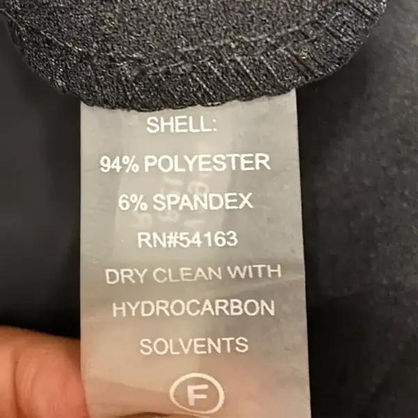 Calvin Klein Black Sheath Dress with White Piping and Bell Sleeves