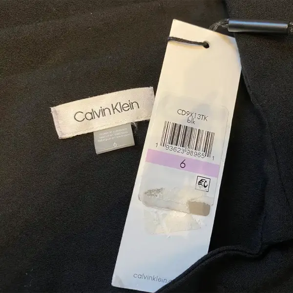 Calvin Klein Military Trench Coat Dress with Gold Hardware