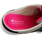 Champion Women's Mule Slip-On Sneakers Black Pink Size 6W