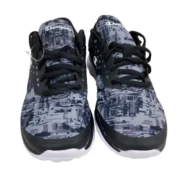 Champion Boys Black Gray Active Sneakers Size 3
