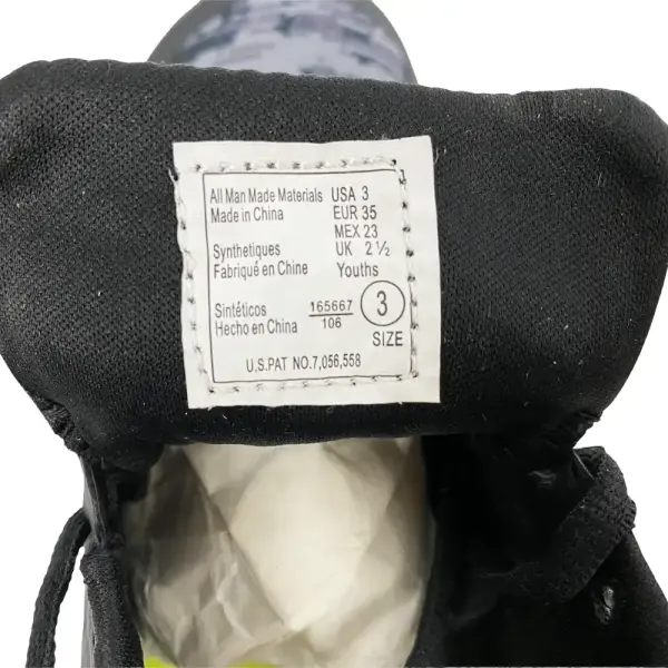 Champion Boys Black Gray Active Sneakers Size 3