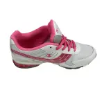 Champion Girls White and Pink Athletic Sneakers Size 3.5