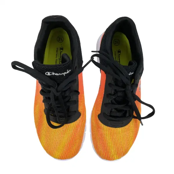 Champion Kids' Gusto XT II Orange Lace-Up Athletic Shoes Size 3.5
