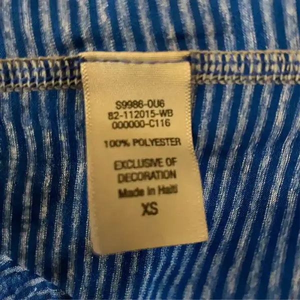 C9 Champion Women Blue DuoDry Open Back Athletic Top