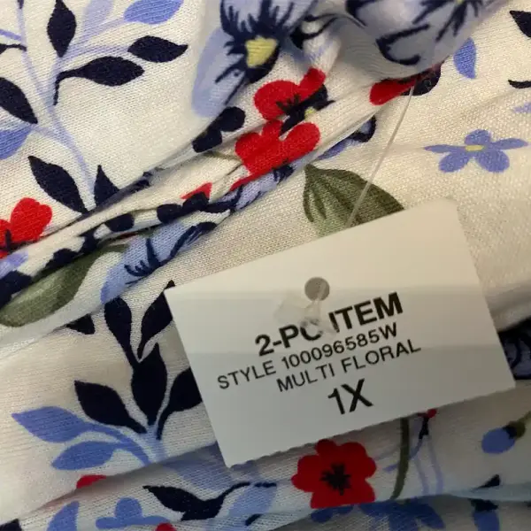 Charter Club Womens Cotton Capri Pajama Set Multi Floral