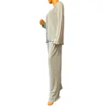 Charter Club Intimates Pajama Set Blue Polka Dot Cotton Button Front Two Piece