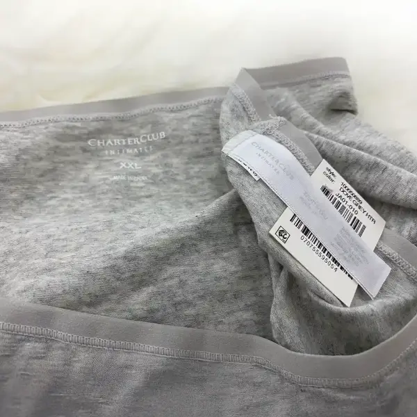 Charter Club Supima Cotton Hipster Panties Gray