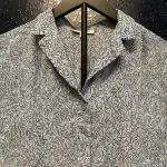 Claudia Richard Petite Blue Bird Print Blouse