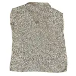 Claudia Richard Petite Blue Bird Print Blouse