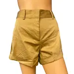 Danielle Bernstein Polka Dot High Rise Cuffed Shorts