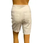 Danielle Bernstein Bike Shorts Cloud Exposed Zipper Stretch