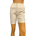 Danielle Bernstein Bike Shorts Cloud Exposed Zipper Stretch
