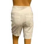 Danielle Bernstein Bike Shorts Cloud Exposed Zipper Stretch