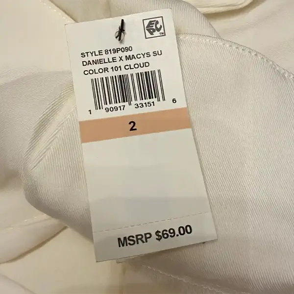 Danielle Bernstein Bike Shorts Cloud Exposed Zipper Stretch