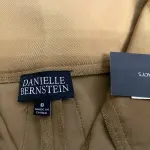 Danielle Bernstein Women’s High Rise Zipper Front Chino Shorts