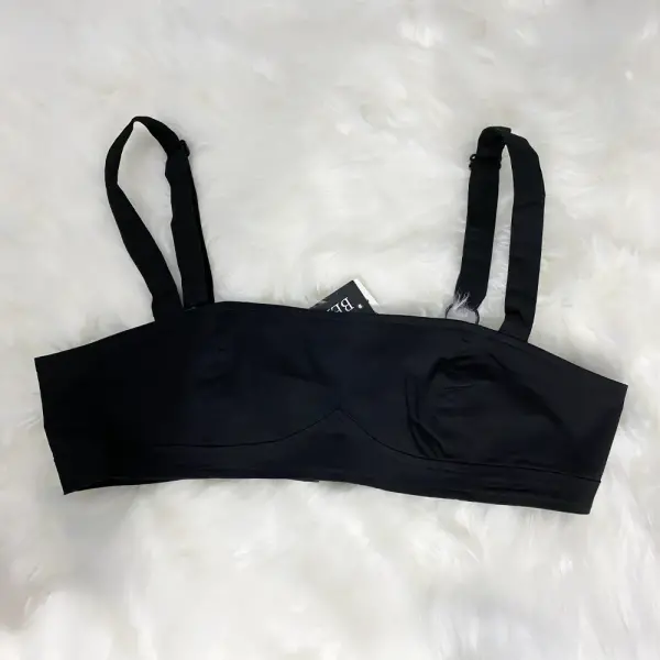 Danielle Bernstein Straight Neck Bralette Crop Top Size 4