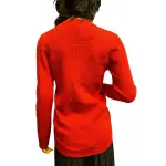 DKNY Women’s Metallic Thread Embellished V Neck Sweater