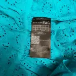 Guess Nuala Eyelet Ruffle Peplum Tank Top