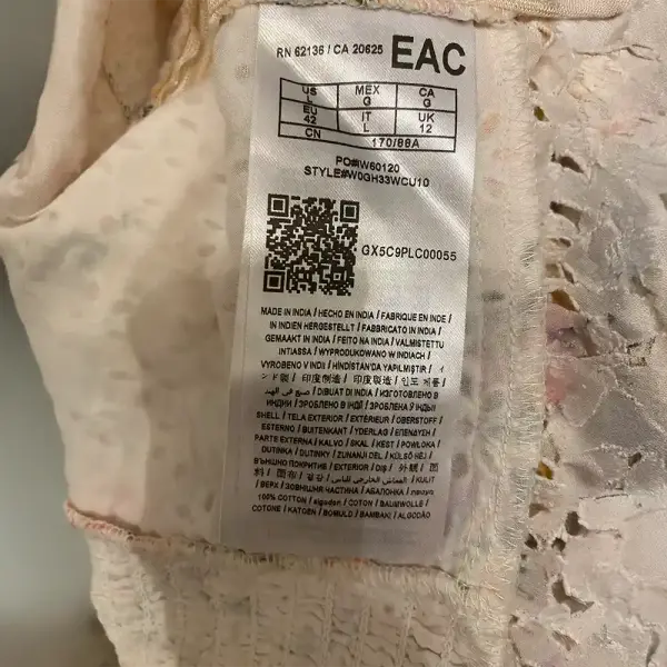 Guess Isotta Ruffled Off The Shoulder Top Floral Eyelet Cotton