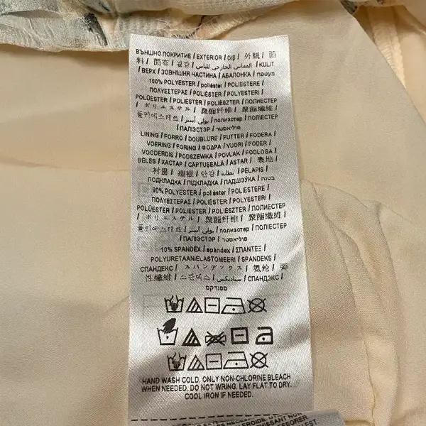 GUESS Lana Blooms Tropical Floral Cold Shoulder Maxi Dress Cream