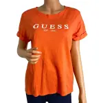 Product Name: Guess Eco Logo T-Shirt Orange 100% Organic Cotton