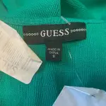 Guess Ribbed Knit Square Neck Bodycon Midi Dress