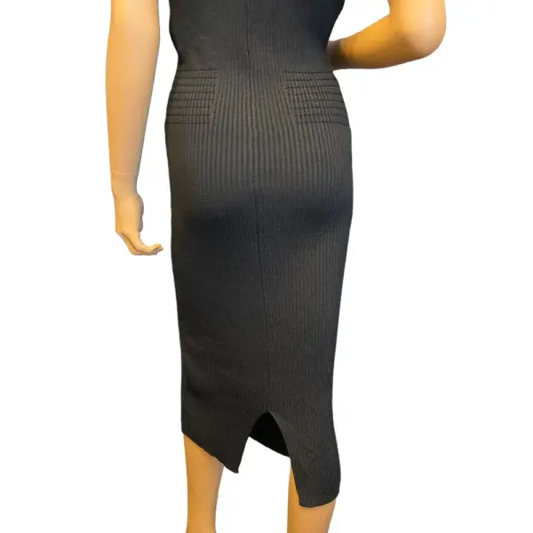Guess Nyx Ribbed Knit Bodycon Midi Dress