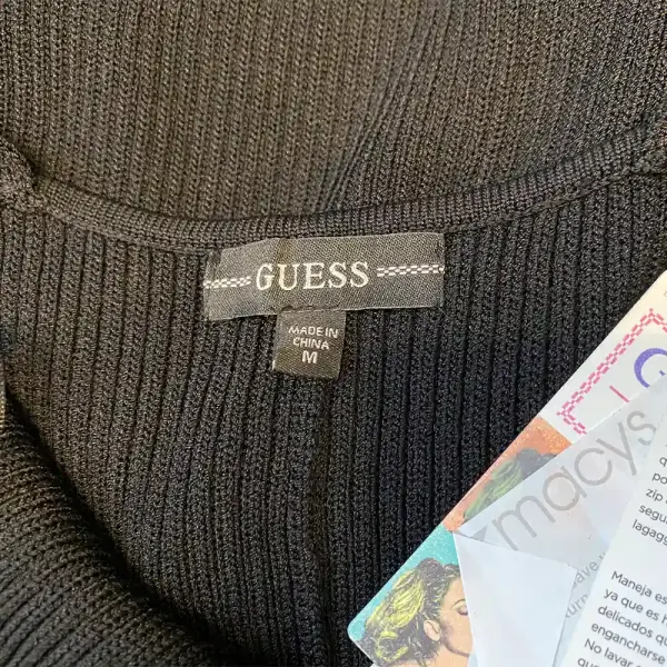 Guess Nyx Ribbed Knit Bodycon Midi Dress