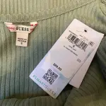 Guess Kandy Ribbed Button Front Bodycon Midi Dress