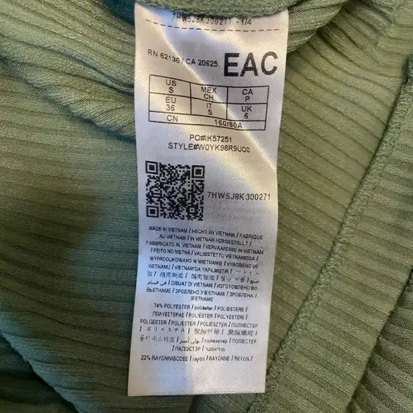 Guess Kandy Ribbed Button Front Bodycon Midi Dress