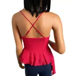 GUESS Textured Bandage Peplum Top