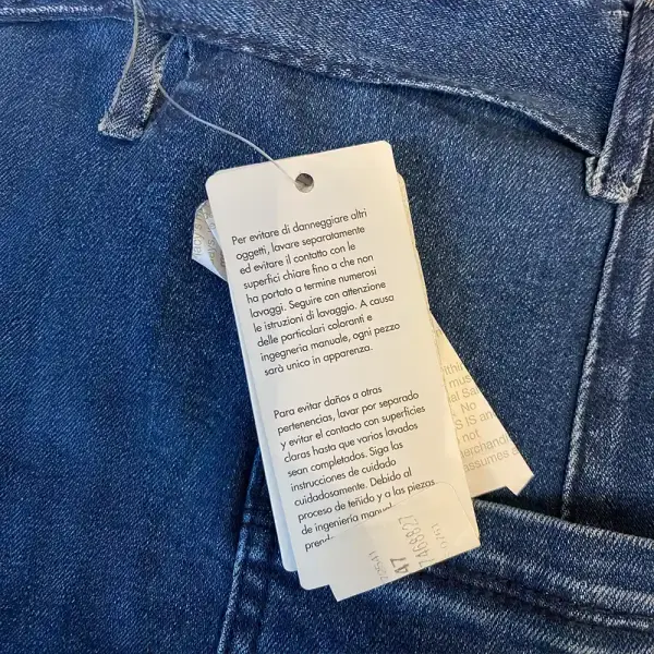 Guess Belted Denim Mini Skirt