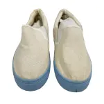 Hippo Sports Beige Slip-On Shoes with Blue Sole