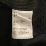 INC International Concepts Ribbed Puff Sleeve Top Black Size M