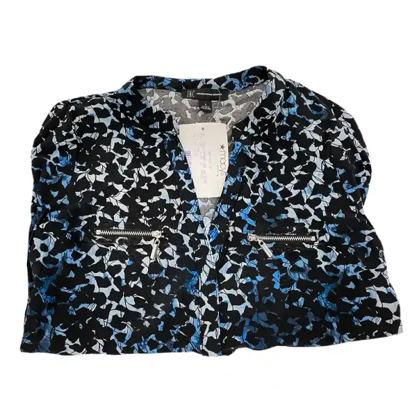 INC International Concepts Floral Print Peplum Top